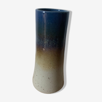 Blue ceramic vase