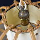 Vintage rattan suspension