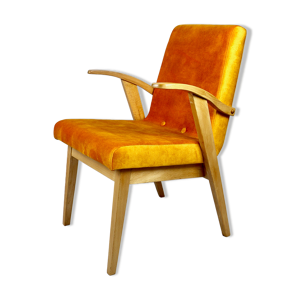 Fauteuil orange jaune