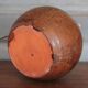 Vintage terracotta lamp, vintage lamp base, living room lamp, brown lamp