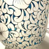 Glass paste vase signed Leune, Art Nouveau