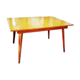 Vintage  table with compass feet 1960s