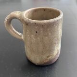 Pair of signed stoneware mugs