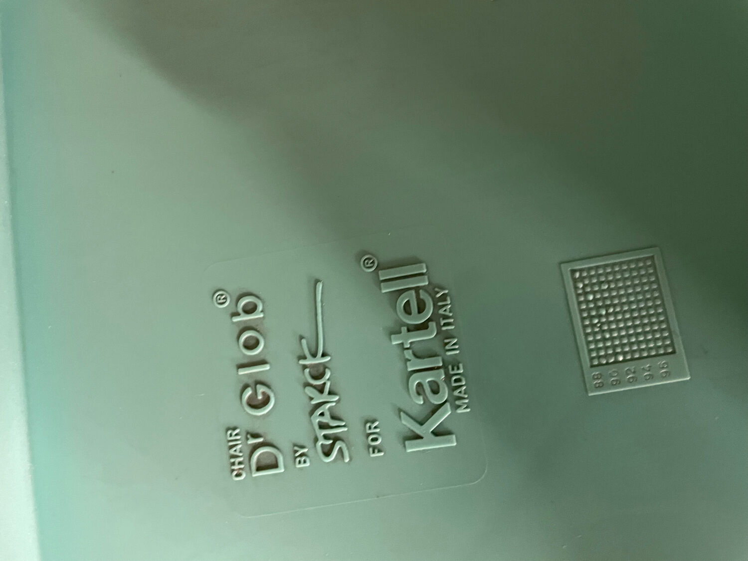 Pair of Dr. Glob chair by Starck for kartell in the 1990s