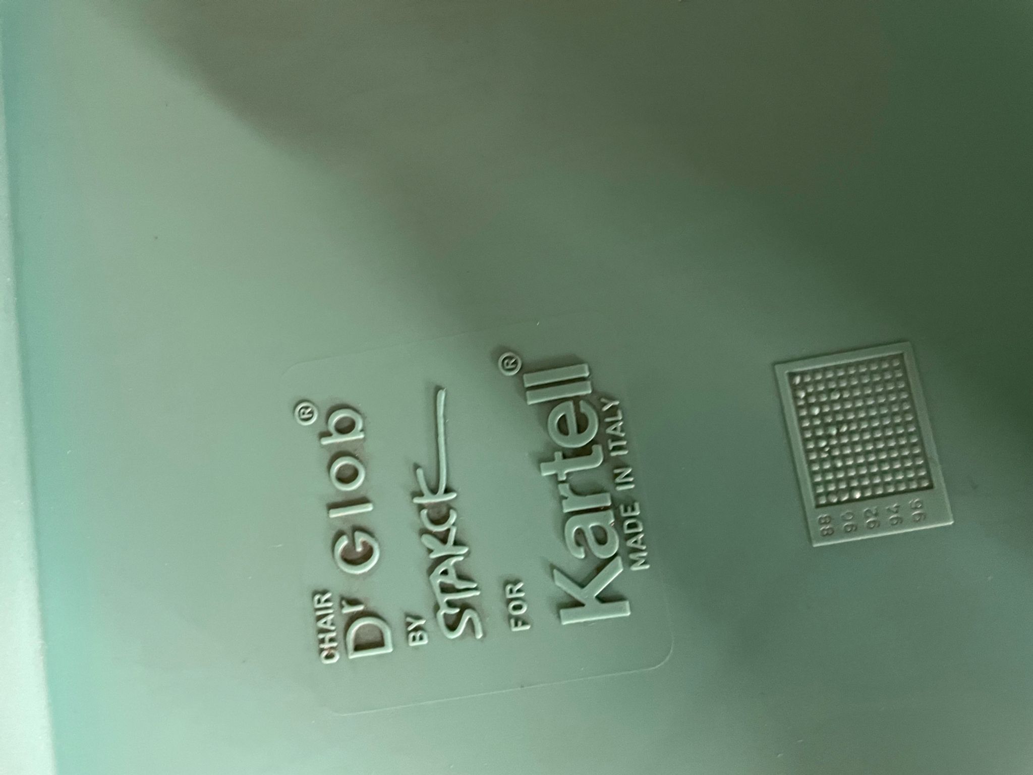 Pair of Dr. Glob chair by Starck for kartell in the 1990s