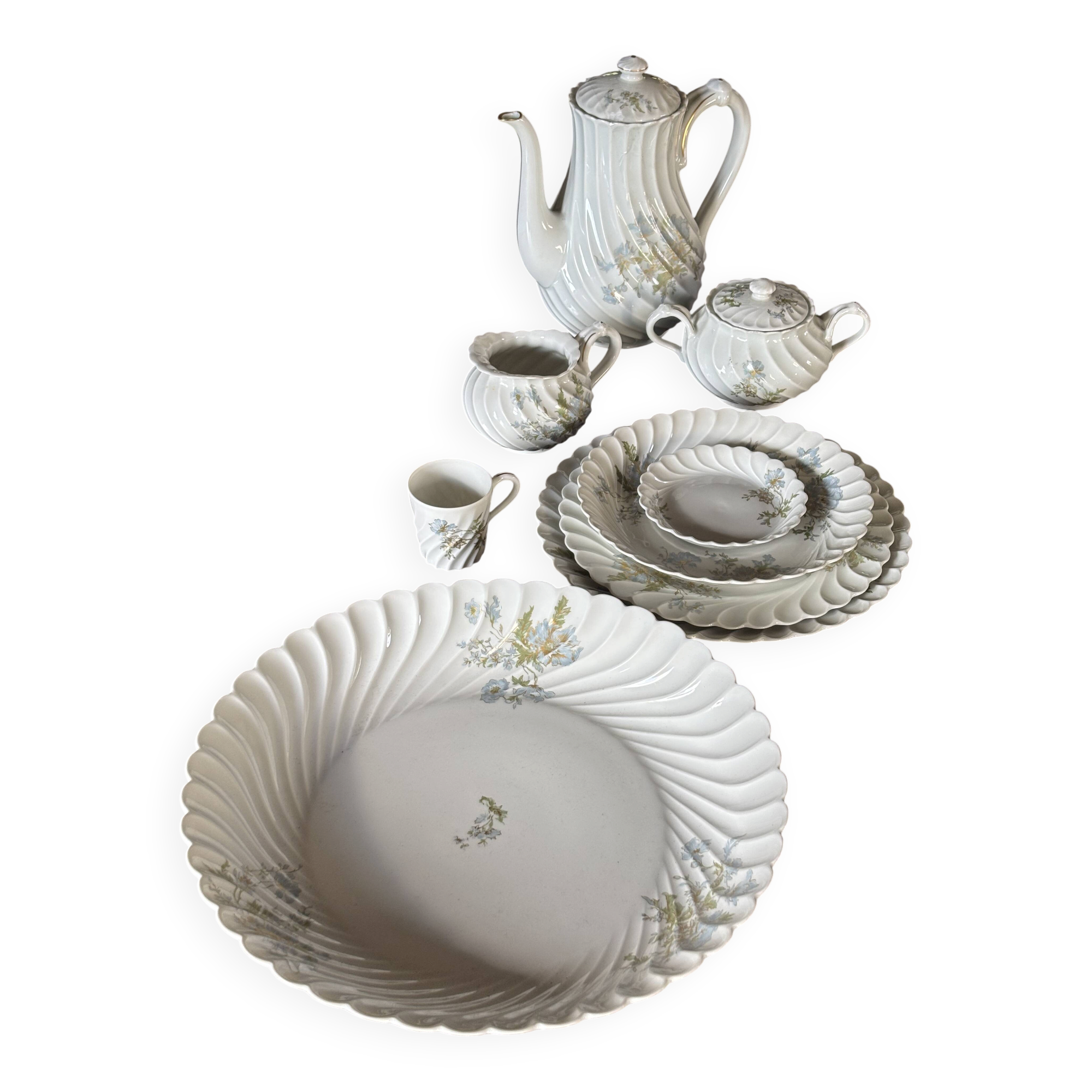 Complete porcelain service haviland limoges france