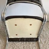 Lot of 6 chairs cantilever 70s