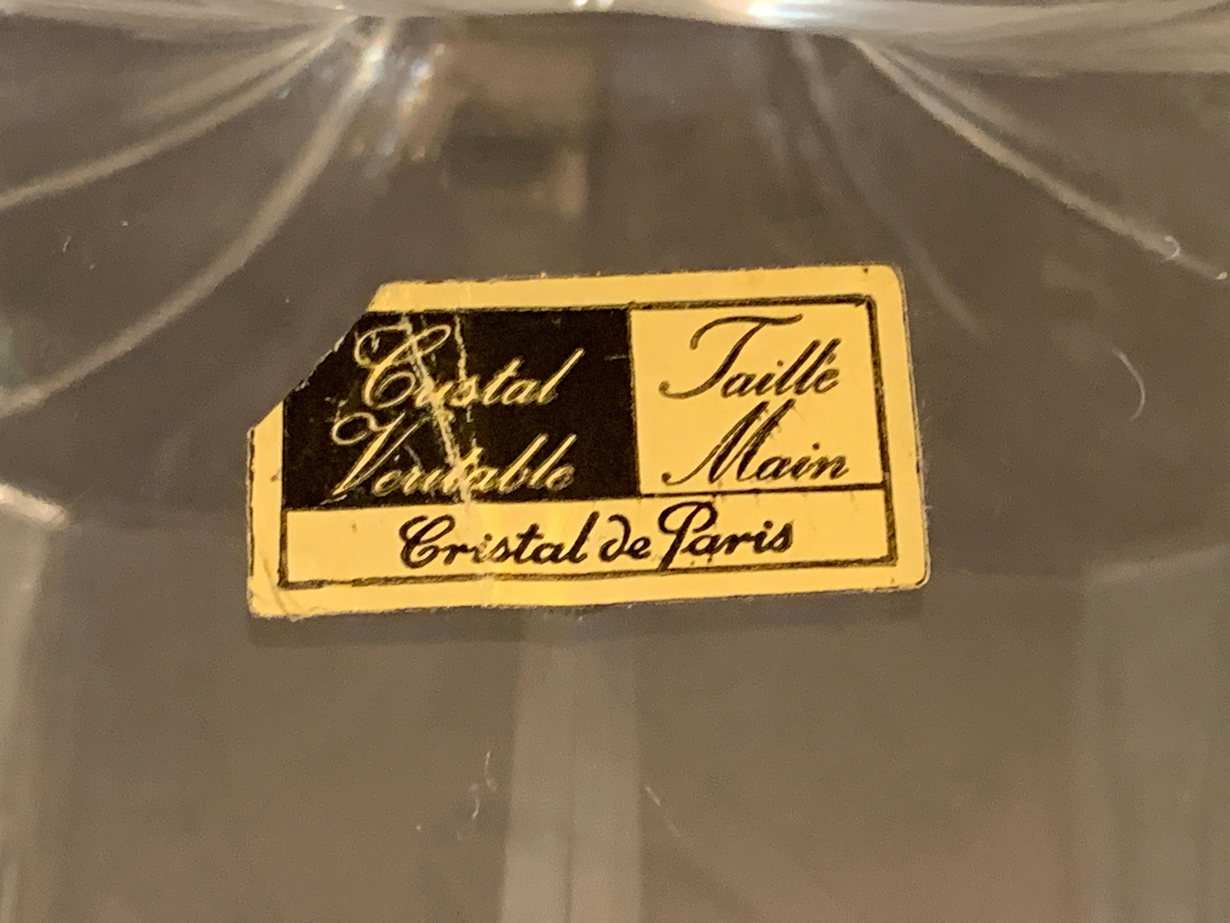 Paris crystal whisky decanter