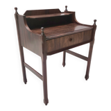 Postmodern Walnut Nightstand, Italy, 1970s