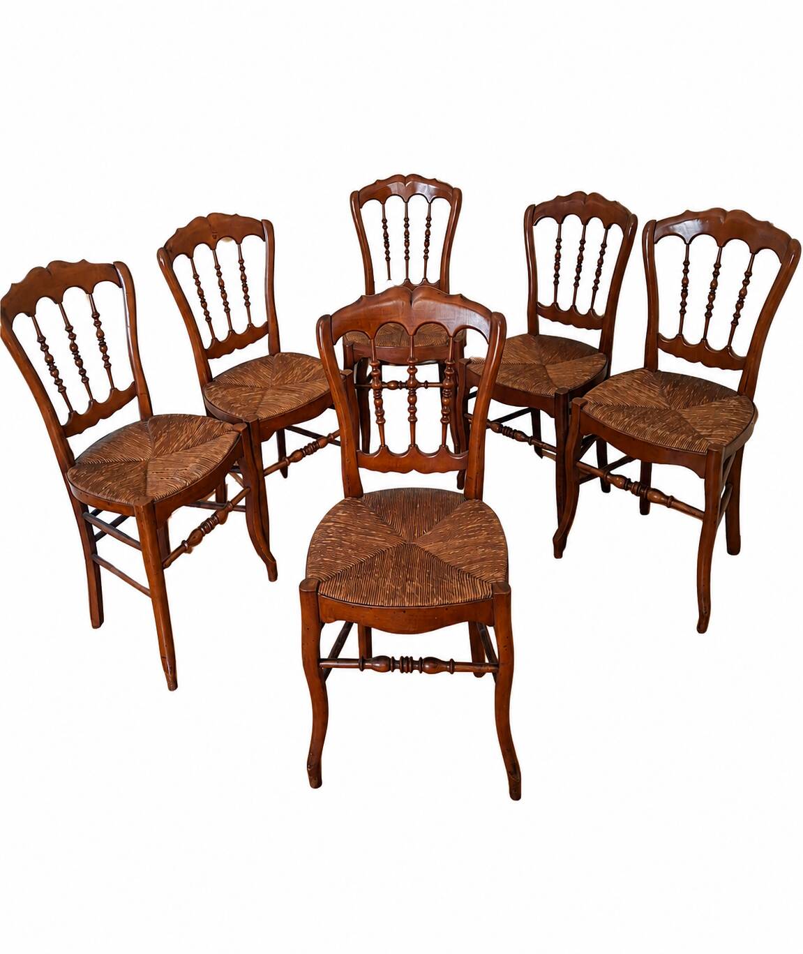 6 Napoleon III period chairs