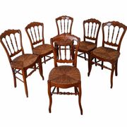 6 Napoleon III period chairs