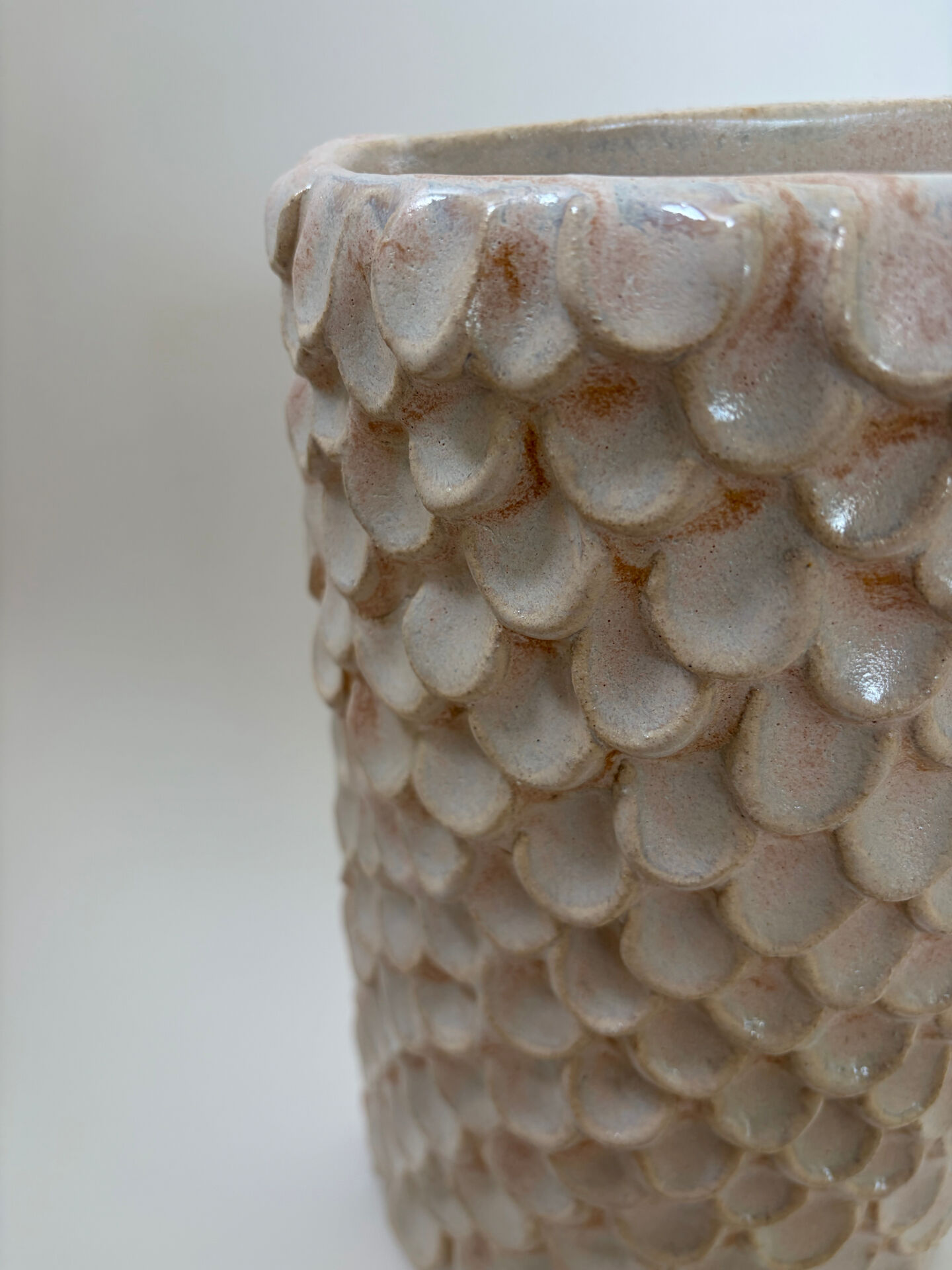 Handmade shell applique