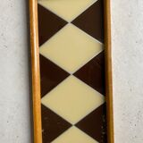 Art deco tray geometry patterns