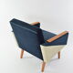 Fauteuil carré géométrique