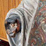 18th century polychrome religious statue