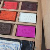 Early 20th-century bourgeois watercolor box