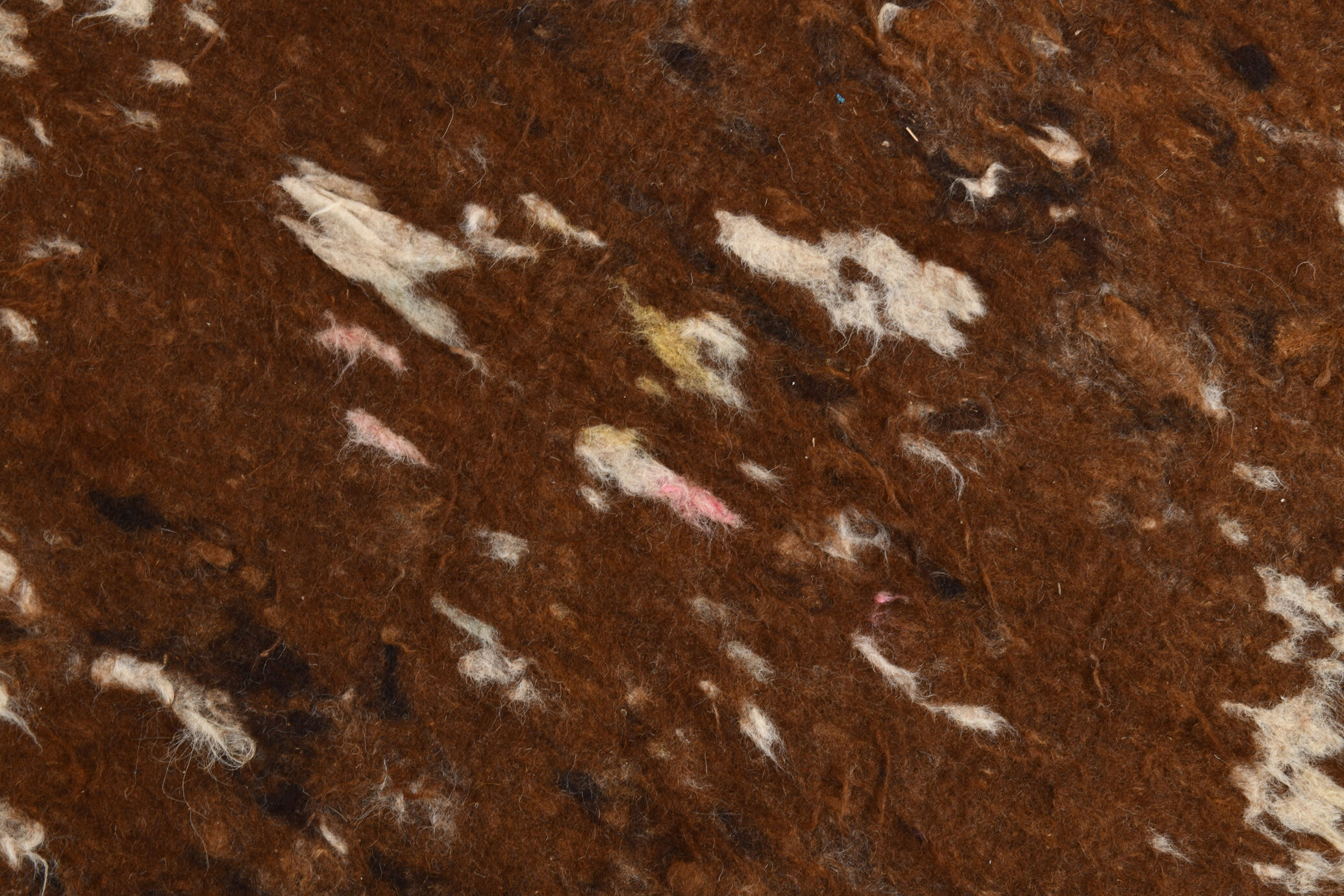 3x10 neutal brown felt vintage runner rug,85x307cm