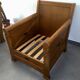 Jacques Leleu - Pair Of Cherry Wood Armchairs