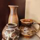 Lot de 3 vases  style organique