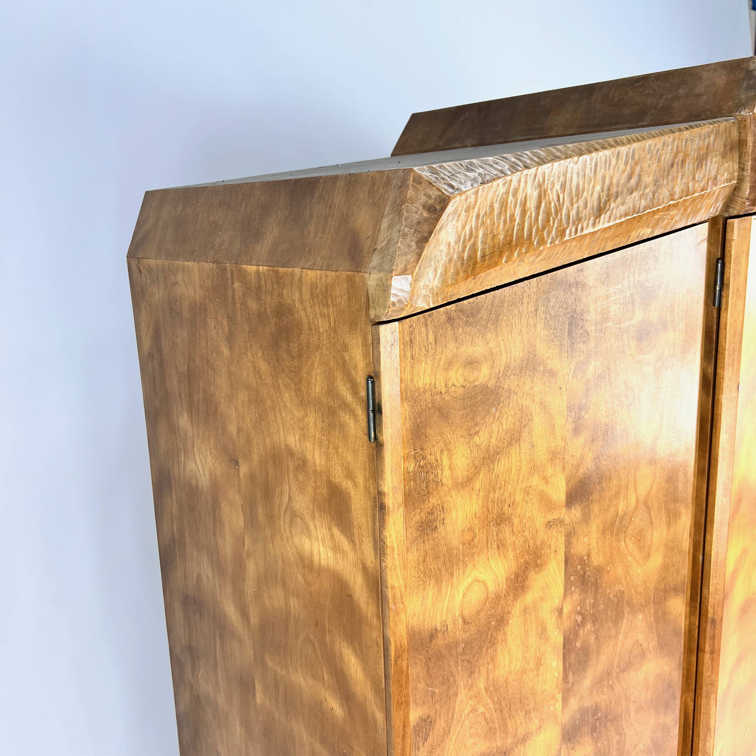 Anthroposophical Handmade Wardrobe, Netherlands, 1940s