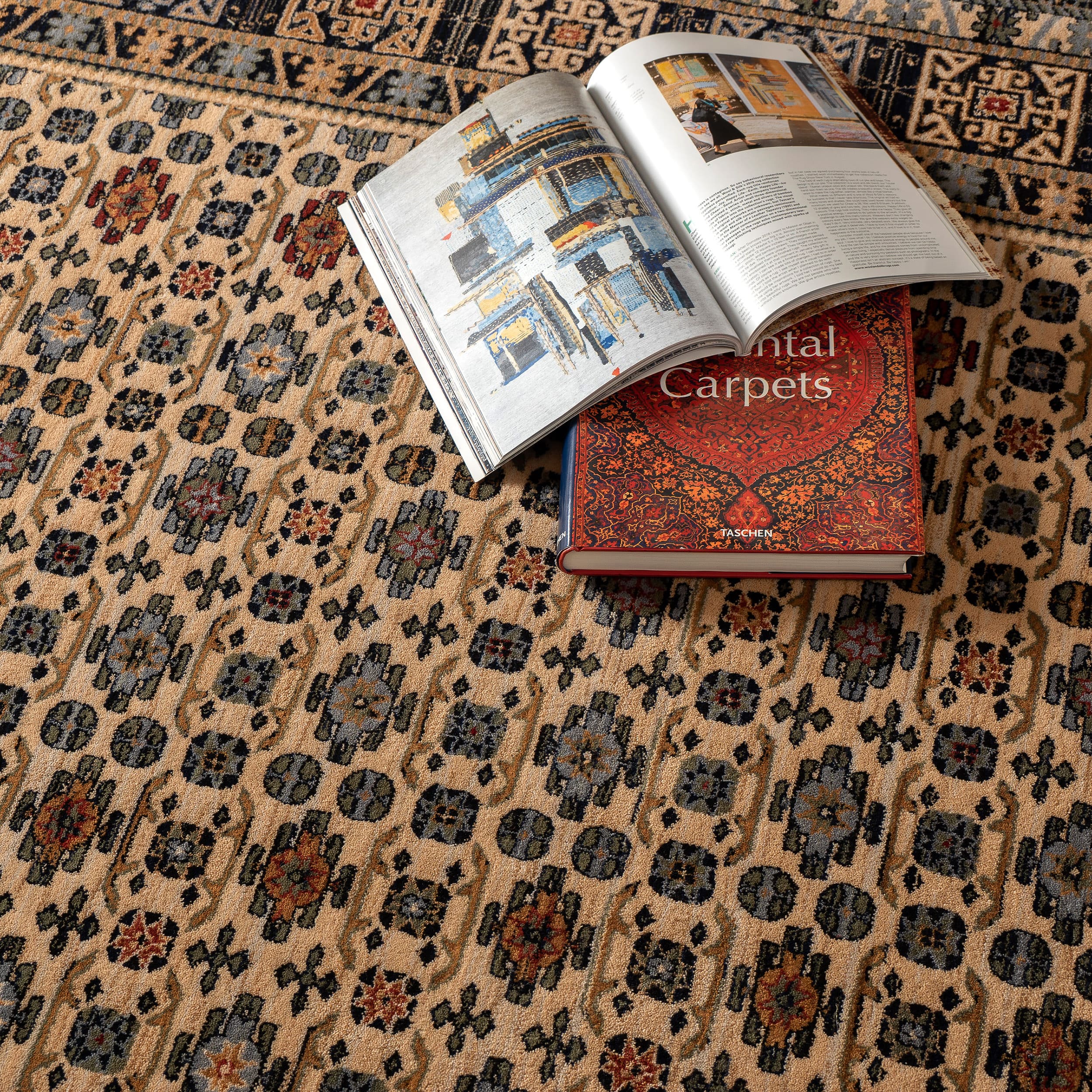 Oriental carpet 300x395 cm black Pakistan