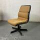 Vintage Office Chair in Leatherette and Fabric