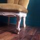 Vintage padded toad armchair