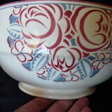 Soupière Sarreguemines period art deco model Agathe