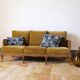 Sofa khaki caning
