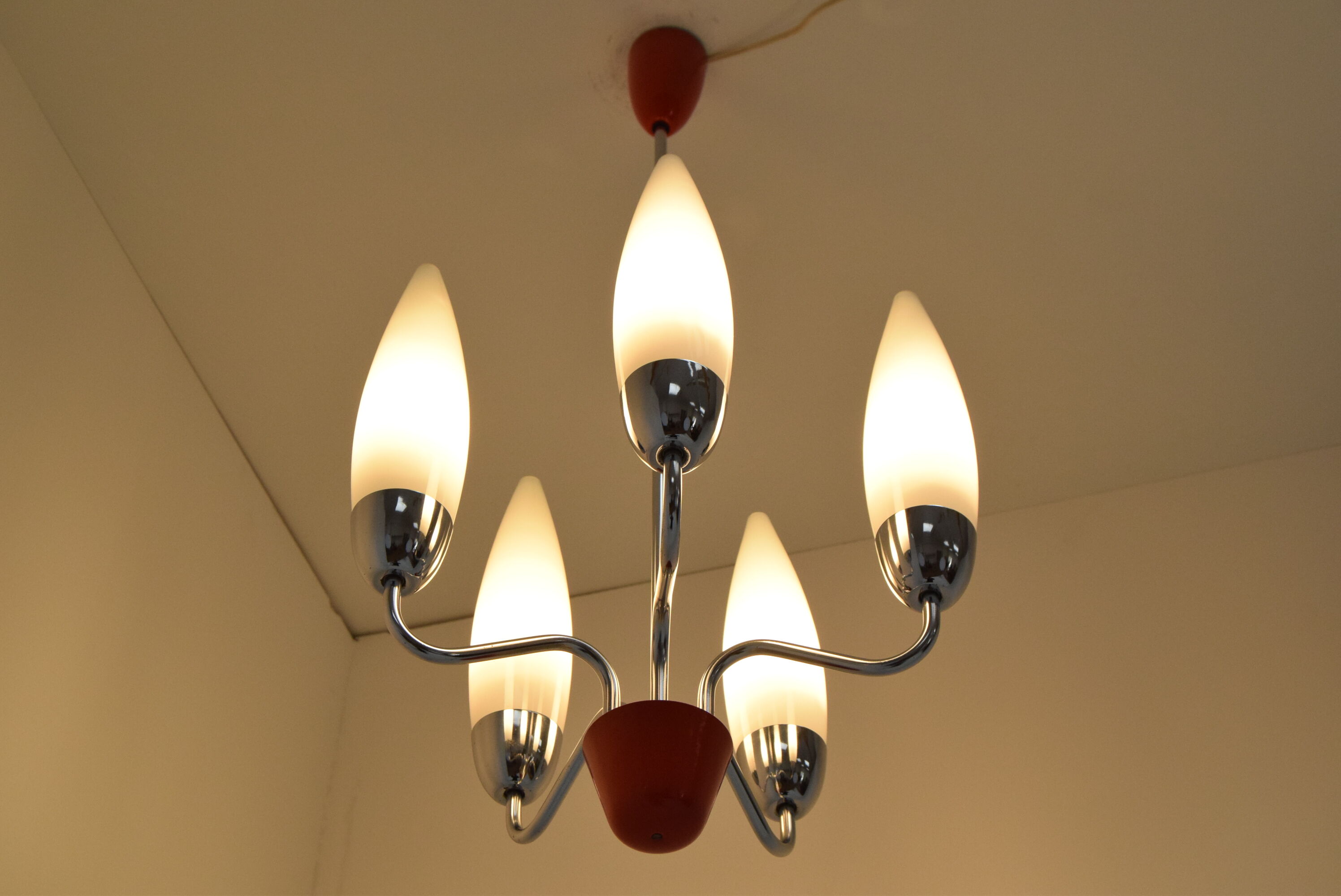 Mid-century design chandelier/napako,1960's.