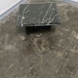 Vintage Black marbel side tabel