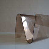 Modernist magazine holder pop space age plexiglas smokes vintage 70 years