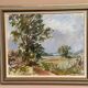 Original Swedish Oil on Canvas – “Landscape” by Sigurd Hagegård – Signed – Vintage & Framed – 62 × 53 cm (24.4" × 20.9")