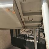 Former metal post desk "simmons"