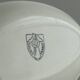 Tidy, small black and white designer dish Salins France.