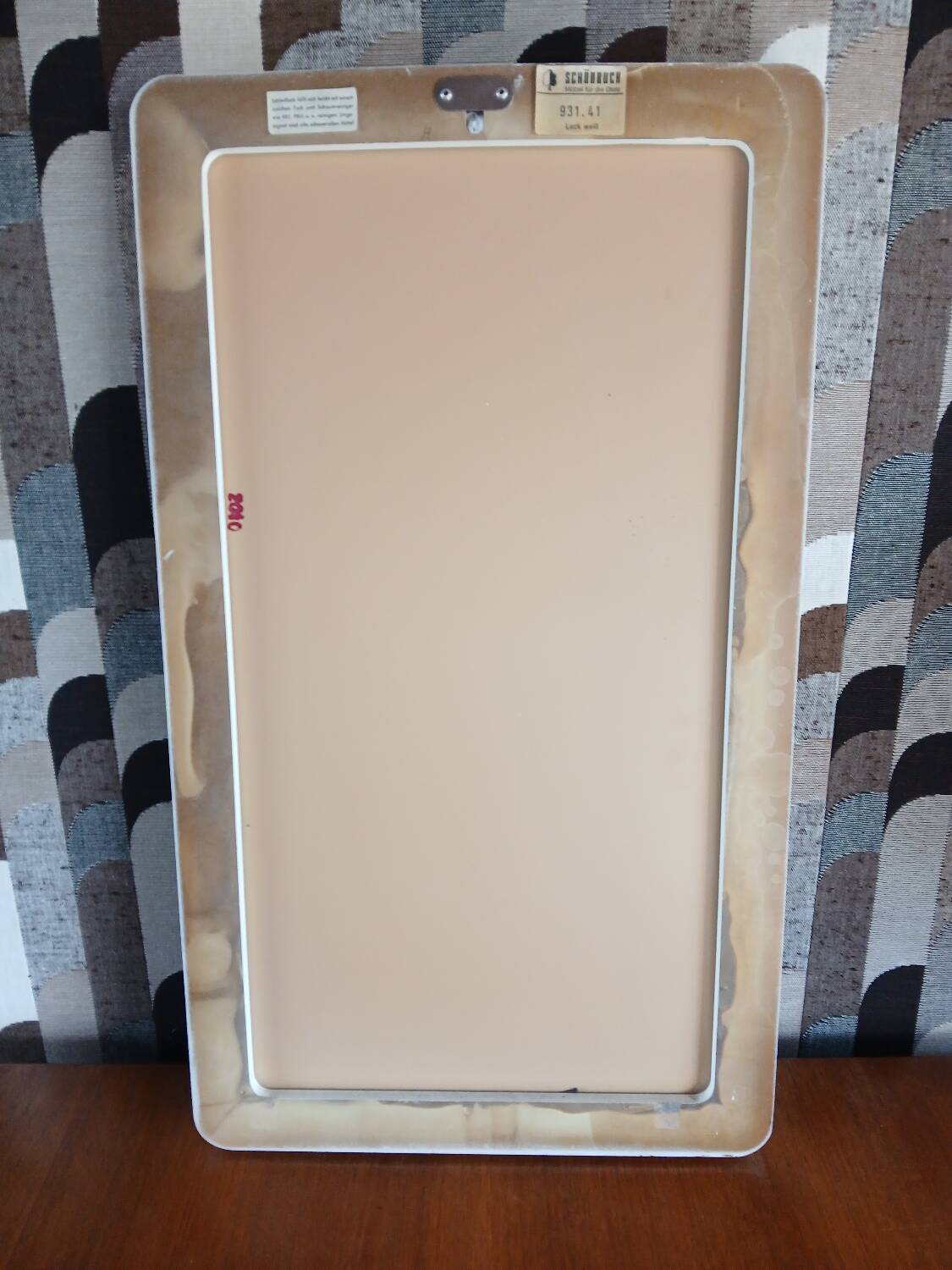 Schönbuch wall mirror, minimalist German design, 1970s.