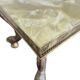 Vintage onyx coffee table with koi legs