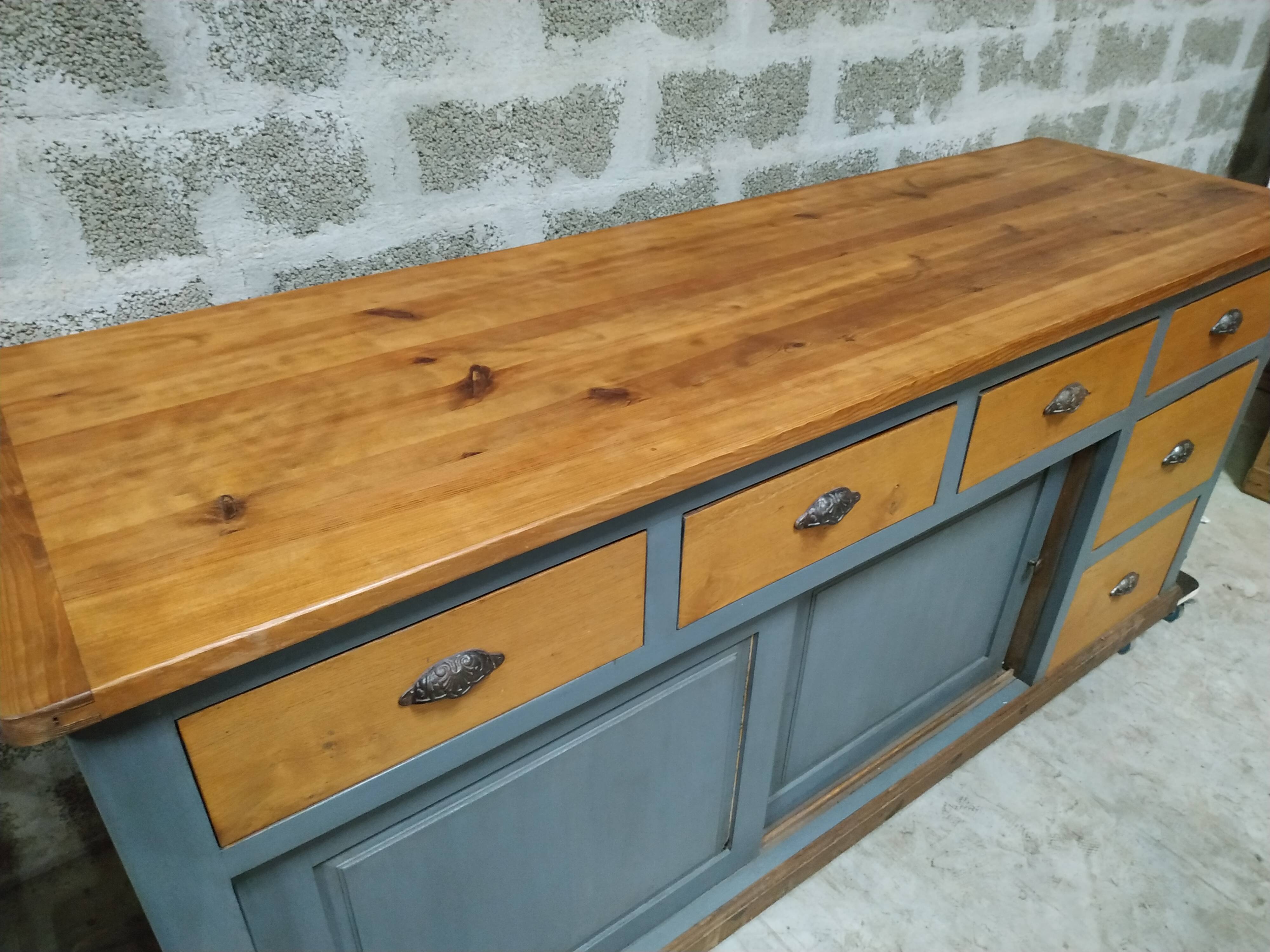 Renovated old counter