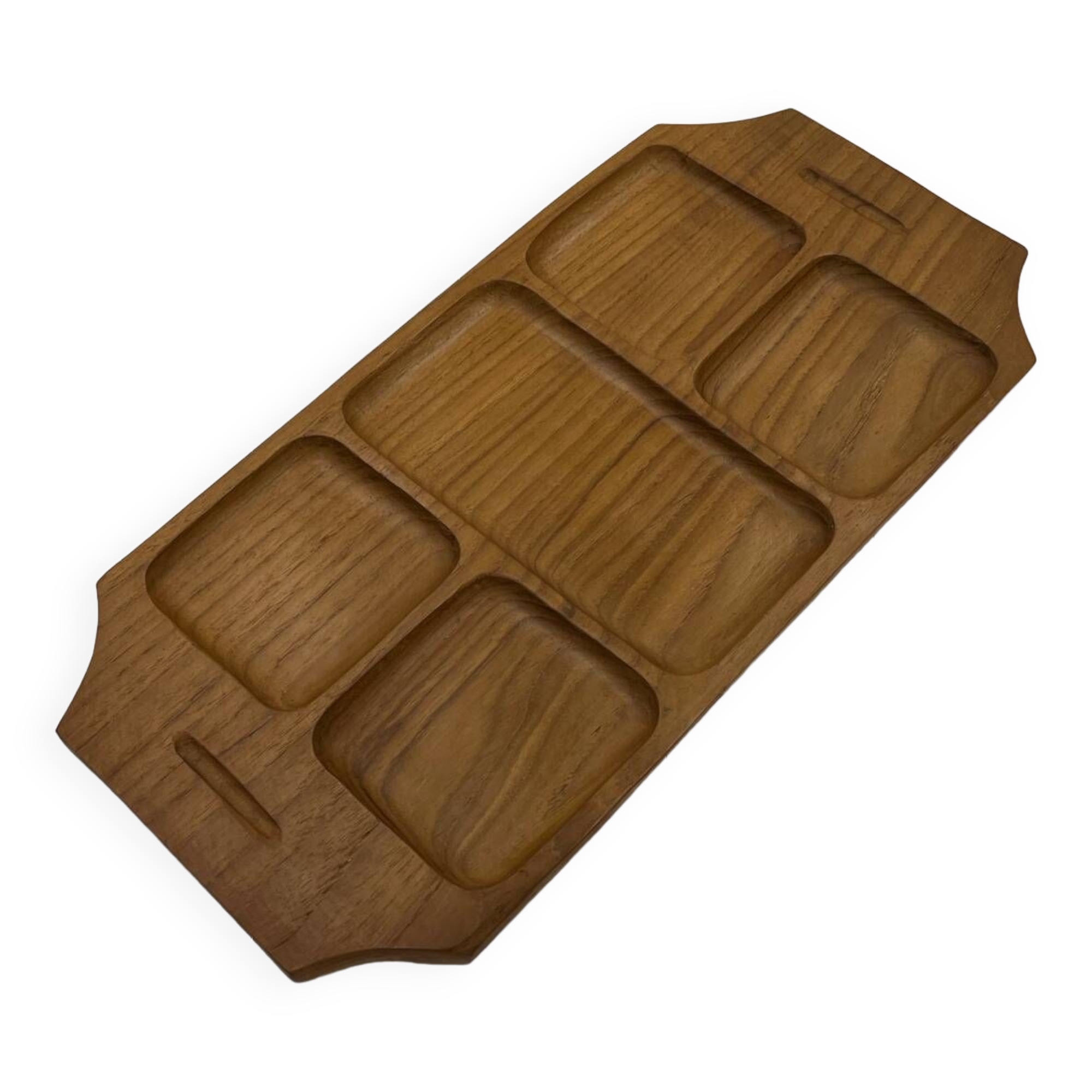 Solid wood aperitif dish