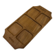 Solid wood aperitif dish