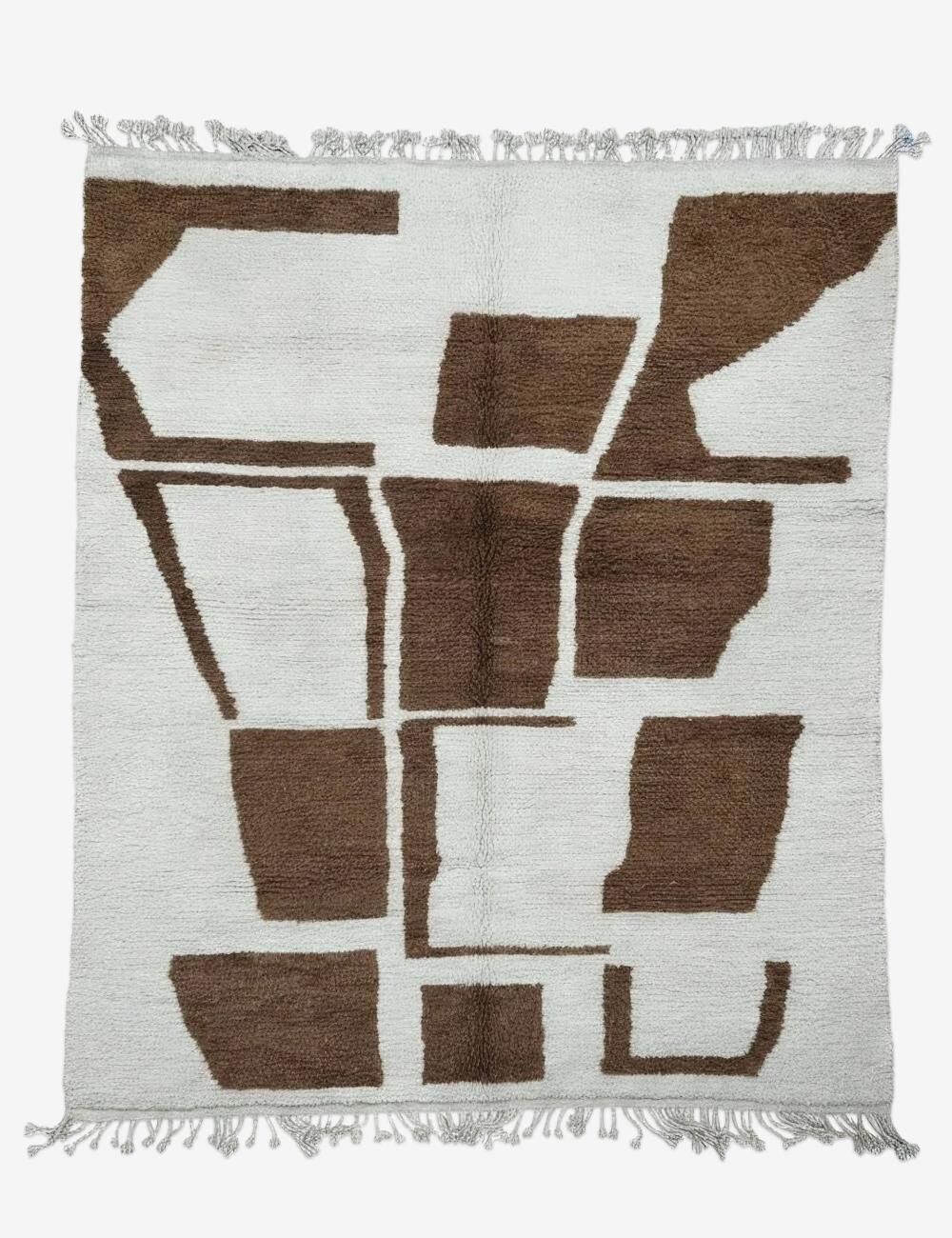 Modern handmade rug from Morocco - 303 x 255 cm