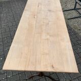 Bistro table with cast iron base