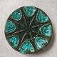Pair of Mid Century Modern oyster plates 1970s