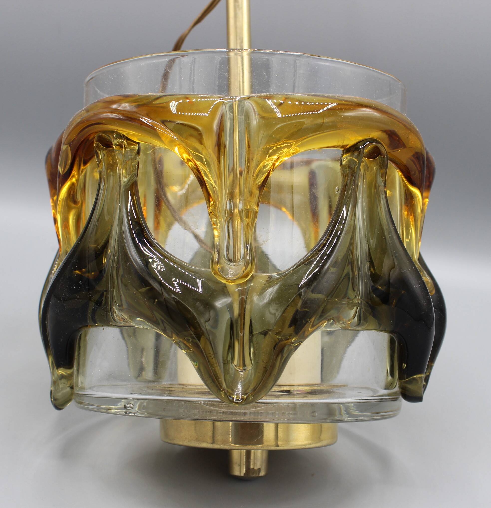 VINTAGE 70s MURANO CHANDELIER - CARLO NASON - MAZZEGA