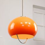 Space Age Orange Jolly Pendant Lamp from Guzzini, 1960s