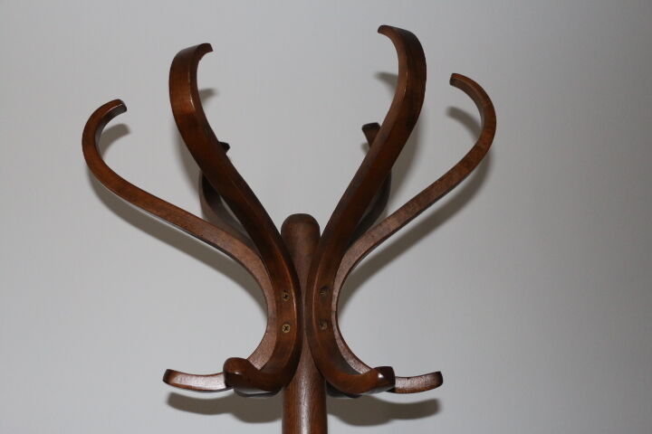 Coat rack parrot Baumann simple dark beech