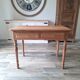 Vintage solid wood desk with extensions.