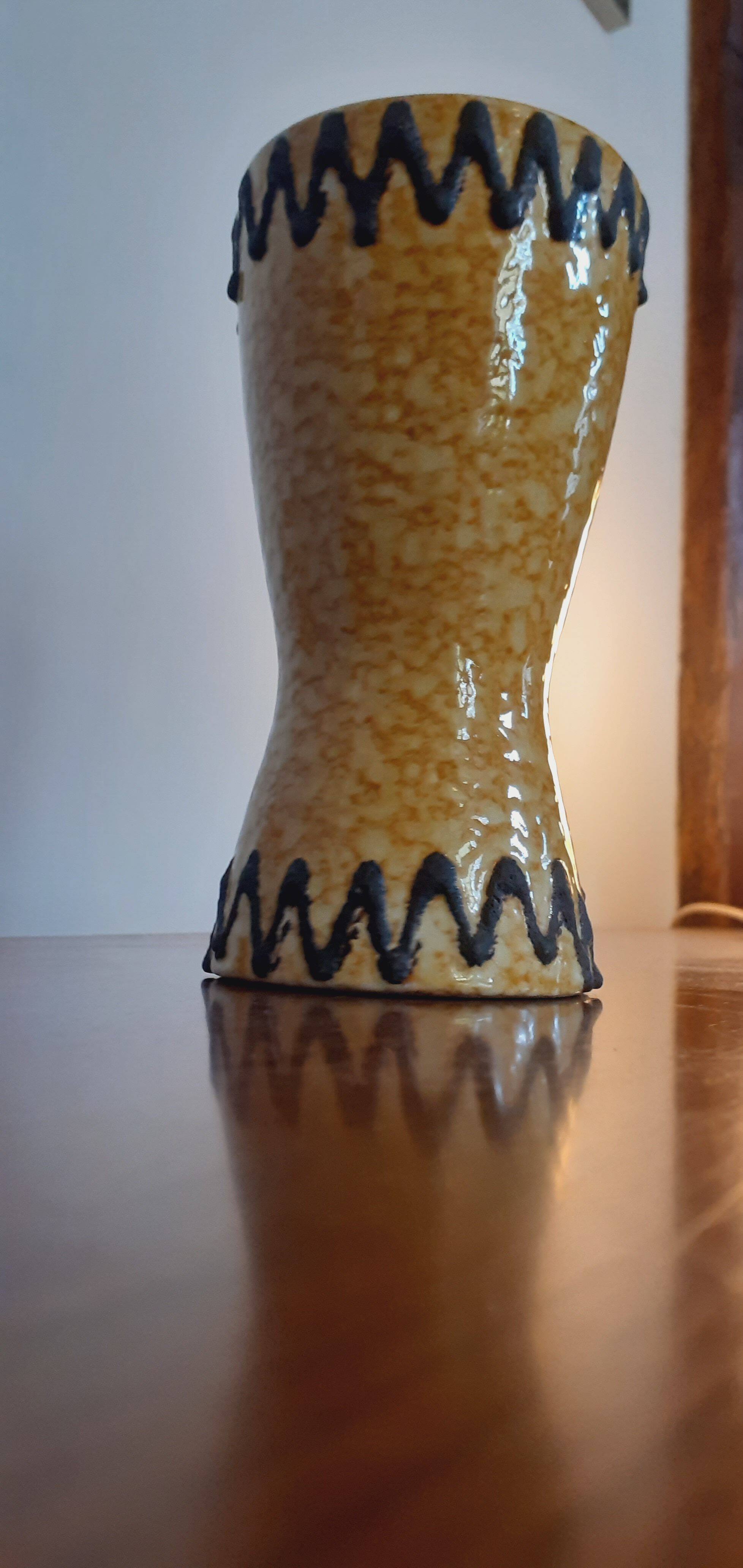 Diabolo vase year 50 ceramic