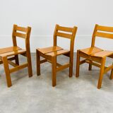 3 homemade chairs Regain selection Perriand for Les Arcs 1600