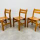 3 chaises maison Regain sélection Perriand pour les Arcs 1600